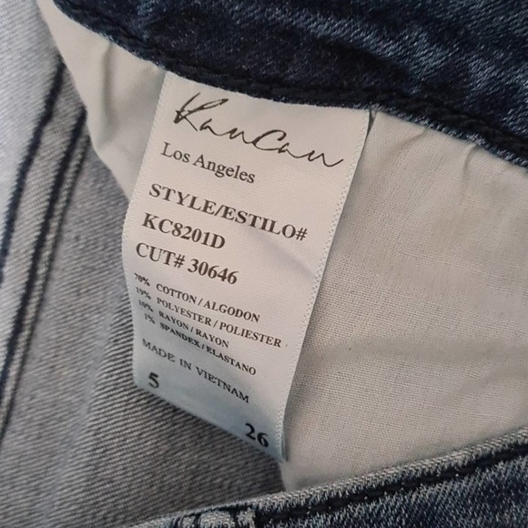 Kancan Distressed‎ Skinny Jeans Size 5/26 - Picture 5 of 7